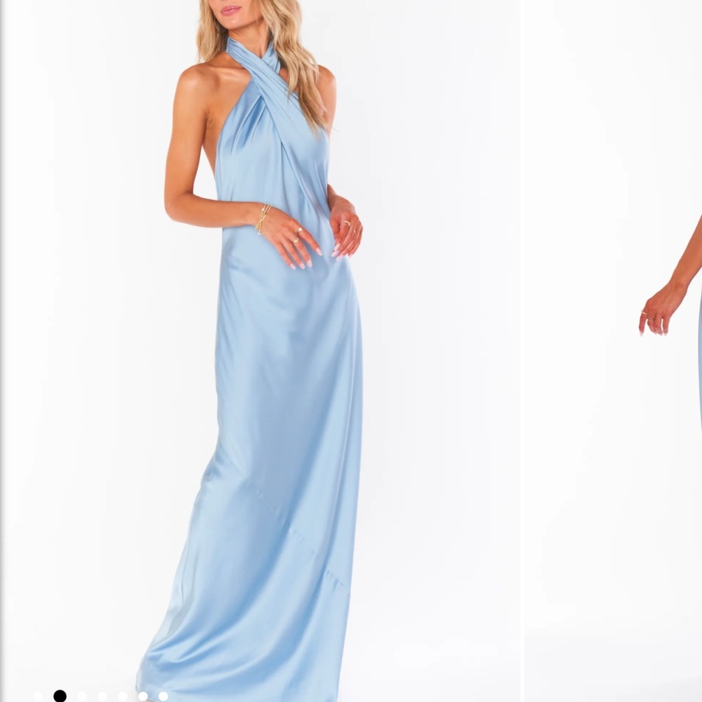 Show me your MuMu “Jasmine” Halter dress
